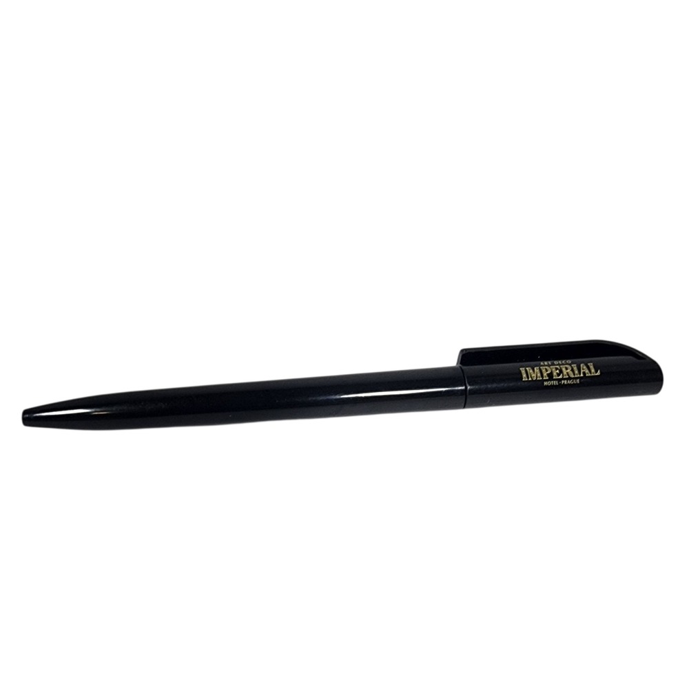 Black Imperial Hotel Pragueโ Art Deco Ballpoint Pen Classic Souvenir Gift